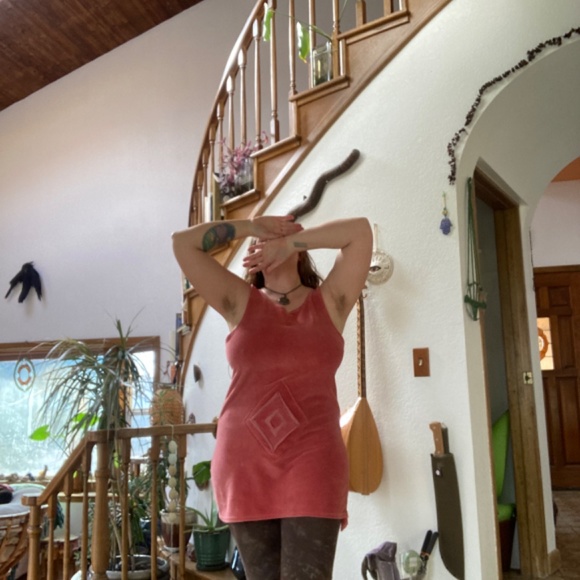 Valentines amino Dress Velvet upcycled - Picture 5 of 6